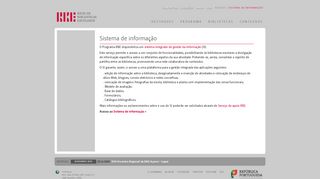 
                            5. RBE / Sistema de informação