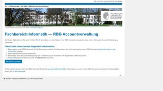 
                            1. RBG Support | Accountverwaltung - TU Darmstadt