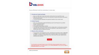 
                            6. RBL Bank Card Pay - BillDesk