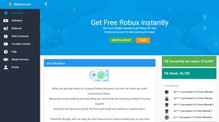 
                            8. RbxBoost - Earn Free Roblox Robux by completing surveys