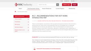 
                            13. RC7 - Recommendations for Hot Work Interactive PDF - RISCAuthority