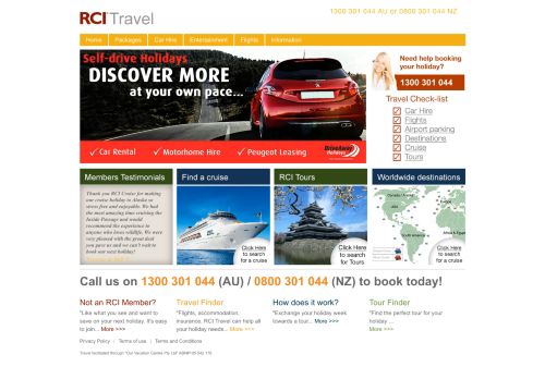 
                            12. RCI Travel - Find Tours and save on your next holiday