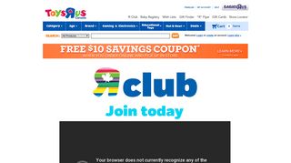 
                            2. RClub - Toys R Us