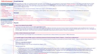 
                            5. RCM - FAQ di Aiutoooo!: E-mail Internet - Rete Civica di Milano