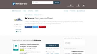 
                            10. RCMaster 2019 Coupons, and Promo Codes - BBCoupons