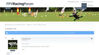 
                            3. rcmaster.net - Händler / Onlineshops / Angebote - FPV Racing Forum ...