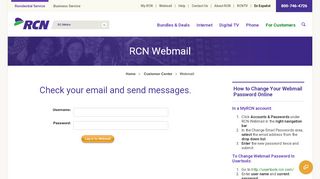 
                            3. RCN Webmail - login and access your email