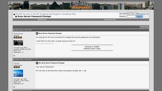 
                            6. Rcon Server Password Changer - SA-MP Forums