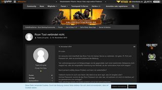 
                            10. Rcon Tool verbindet nicht. - Server & Admins - CallofDutySeries ...