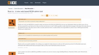 
                            3. Rcon.io - A new web-based RCON admin tool | Page 2 | Oxide