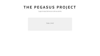 
                            3. RCP – Login | - The Pegasus Project