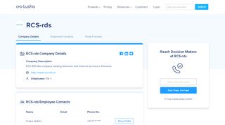 
                            12. RCS-rds - Email Address Format & Contact Phone Number - Lusha
