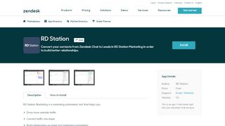 
                            9. RD Station App Integration with Zendesk Chat