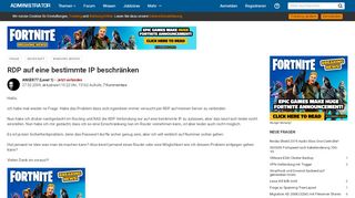 
                            2. RDP auf eine bestimmte IP beschränken - Administrator