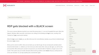 
                            9. RDP gets blocked with a BLACK screen | Knowledge Base - Hivelocity