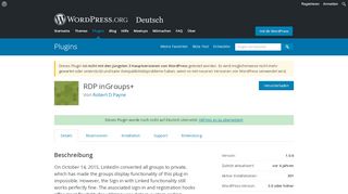 
                            4. RDP inGroups+ | WordPress.org