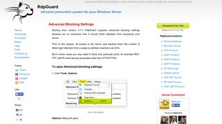 
                            12. RdpGuard Settings - Advanced Blocking Settings - How to Block ...