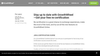 
                            9. Re-certification — GrowthWheel