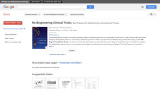 
                            11. Re-Engineering Clinical Trials: Best Practices for Streamlining the ...