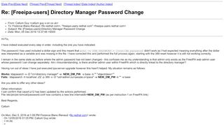 
                            7. Re: [Freeipa-users] Directory Manager Password Change