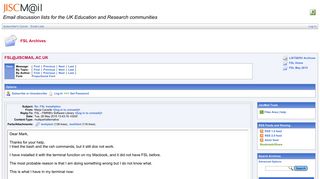 
                            8. Re: FSL Installation - JISCMail - FSL Archives