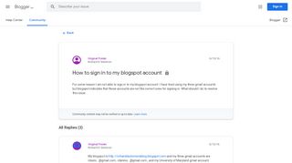 
                            5. Re: How to sign in to my blogspot account - Google Product Forums