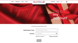 
                            1. Re-login | MAPCLUB