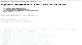 
                            1. Re: [Spacewalk-list] Spacewalk and AD/SSSD Based User ... - Red Hat