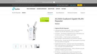 
                            1. RE650 | AC2600-Dualband-Gigabit-WLAN-Repeater | TP-Link ...