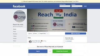 
                            10. Reach My India - Home | Facebook