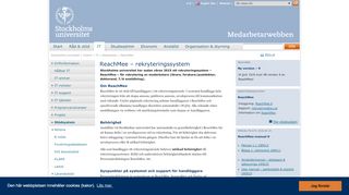 
                            2. ReachMee - Medarbetarwebben - Stockholms universitet
