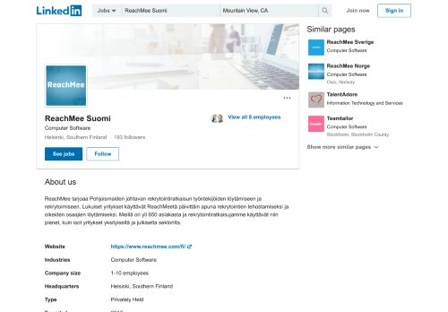 
                            2. ReachMee Suomi | LinkedIn