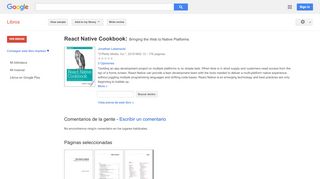 
                            10. React Native Cookbook: Bringing the Web to Native Platforms