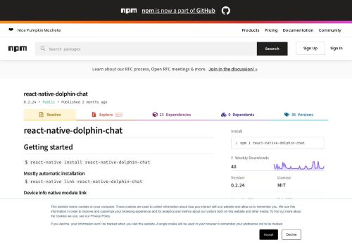 
                            12. react-native-dolphin-chat - npm