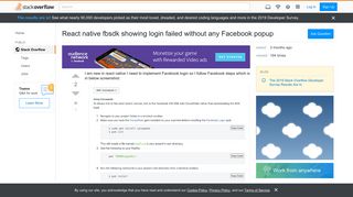 
                            10. React native fbsdk showing login failed without any Facebook popup ...