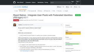 
                            5. React Native - Integrate User Pools with Federated Identities (FB login ...