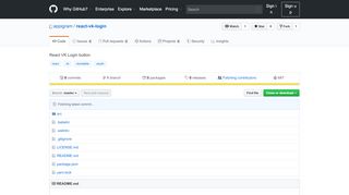
                            11. React VK Login button - GitHub