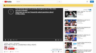 
                            7. REACTING TO KSI VS. LOGAN PAUL!! (FULL FIGHT) - YouTube