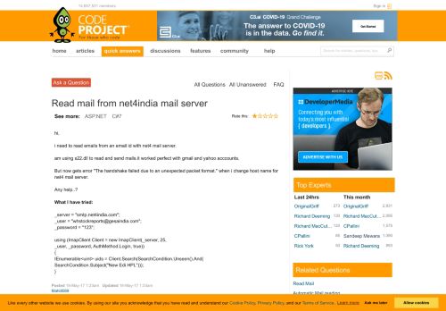 
                            7. Read mail from net4india mail server - CodeProject