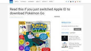 
                            7. Read this if you just switched Apple ID to download Pokémon Go