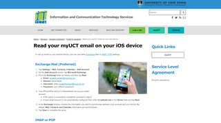 
                            2. Read your myUCT email on your iOS device | Information and ...