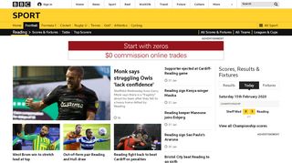 
                            12. Reading - Football - BBC Sport