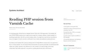 
                            7. Reading PHP session from Varnish Cache – Systems Architect