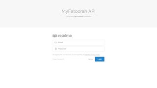 
                            6. ReadMe Login - MyFatoorah API
