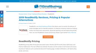 
                            11. ReadNotify User Reviews, Pricing, & Popular Alternatives