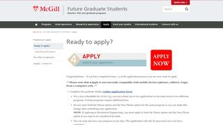 
                            4. Ready to apply? | Future Graduate Students - McGill ...