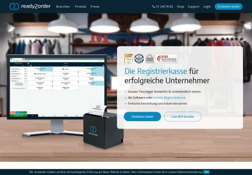 
                            7. ready2order: Testsieger Registrierkasse online & kostenlos testen