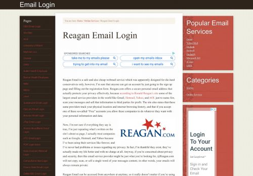 
                            4. Reagan Email Login – Reagan.com Webmail Sign In