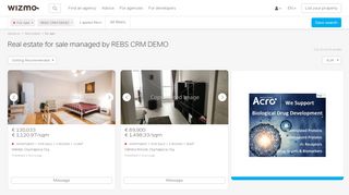 
                            10. Real estate for sale managed by REBS CRM DEMO - Wizmo.ro