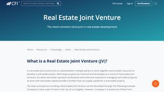 
                            6. Real Estate Joint Venture (JV) - Overview, Structure and Key Aspects